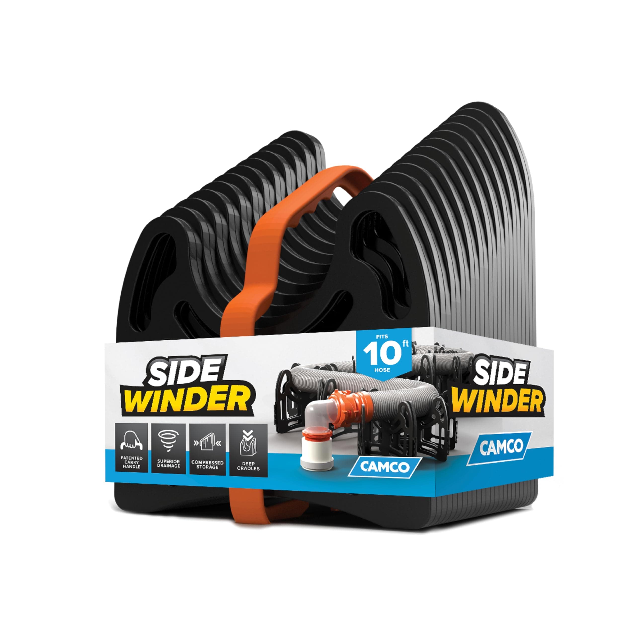 Camco 43031 10' Sidewinder Plastic Sewer Hose Support