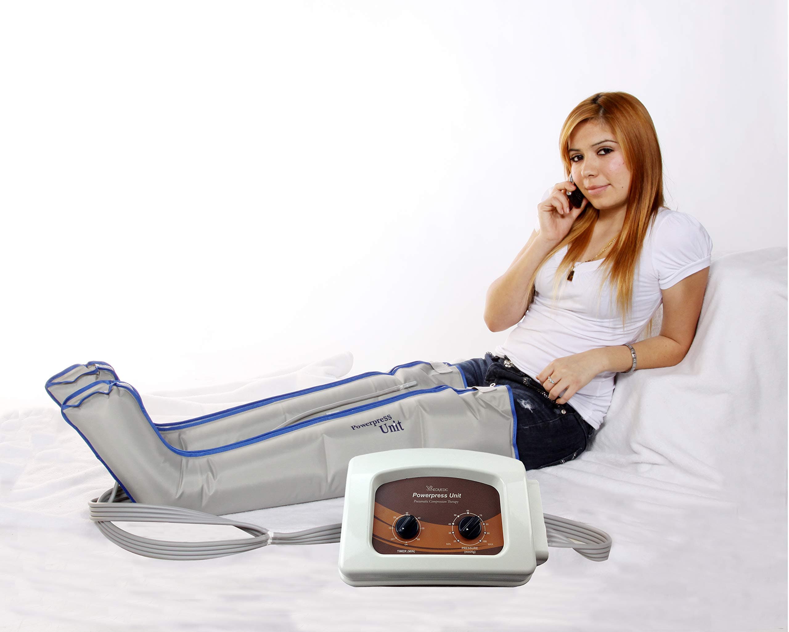 POWERPRESS RECOVERY UNITBoots Compression Leg Massage System w/Full Leg X Large & XX Large Complete Set (XX Large Pair Set)