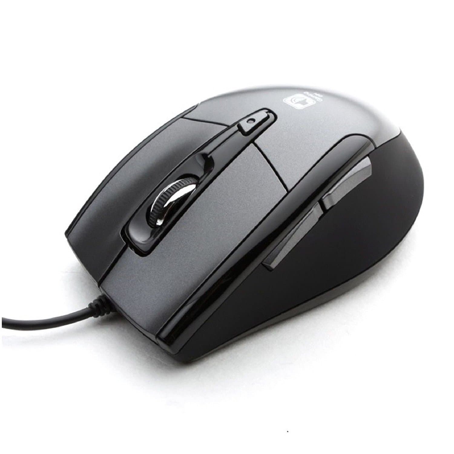 JNL-101K Noiseless USB Optical Gaming Computer Wheel Mouse 1600 DPI Super Quiet Black Silent