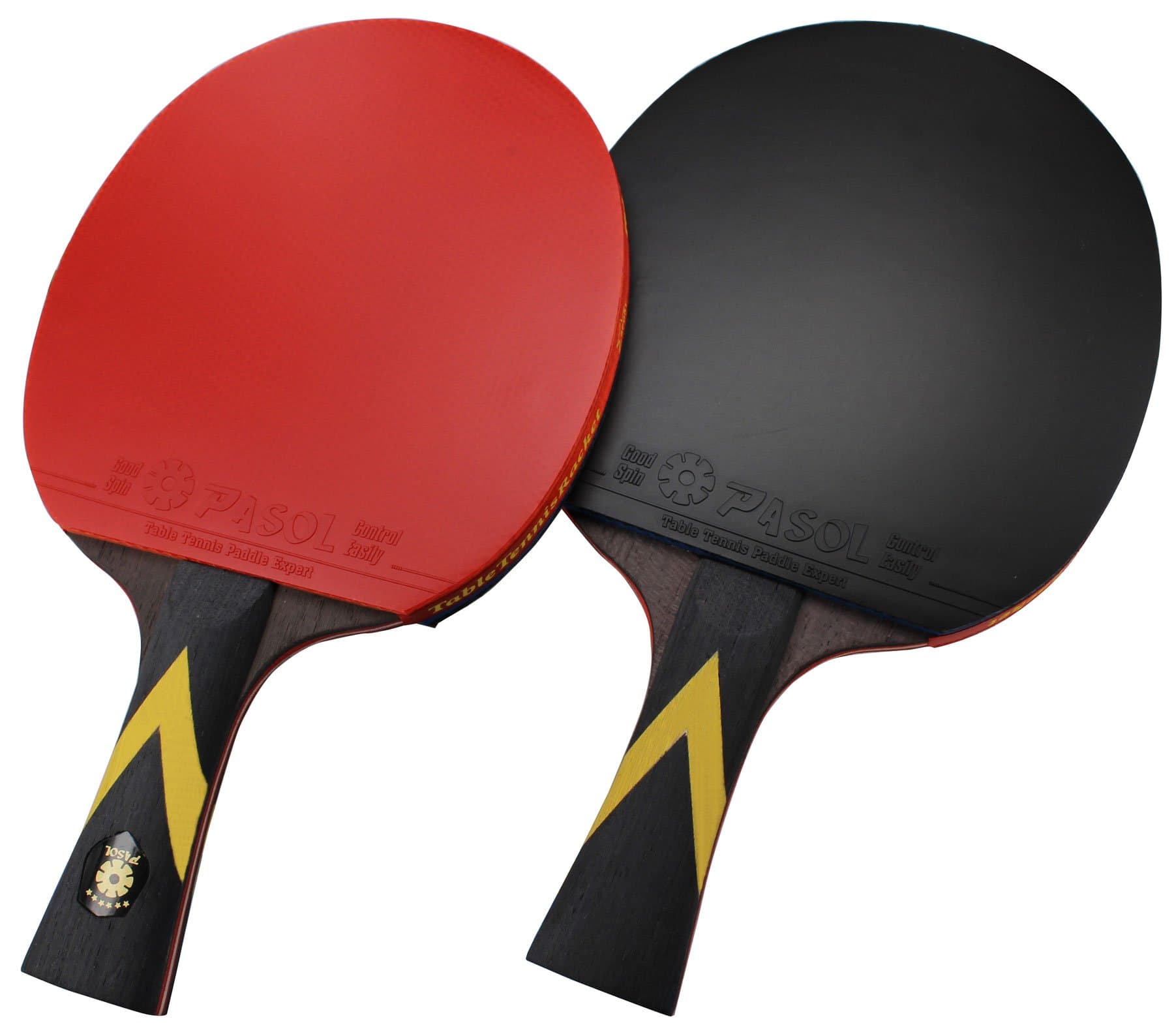 2- Player PASOL 7 Star Premium Ping Pong Paddle Professional Match Table Tennis Racket