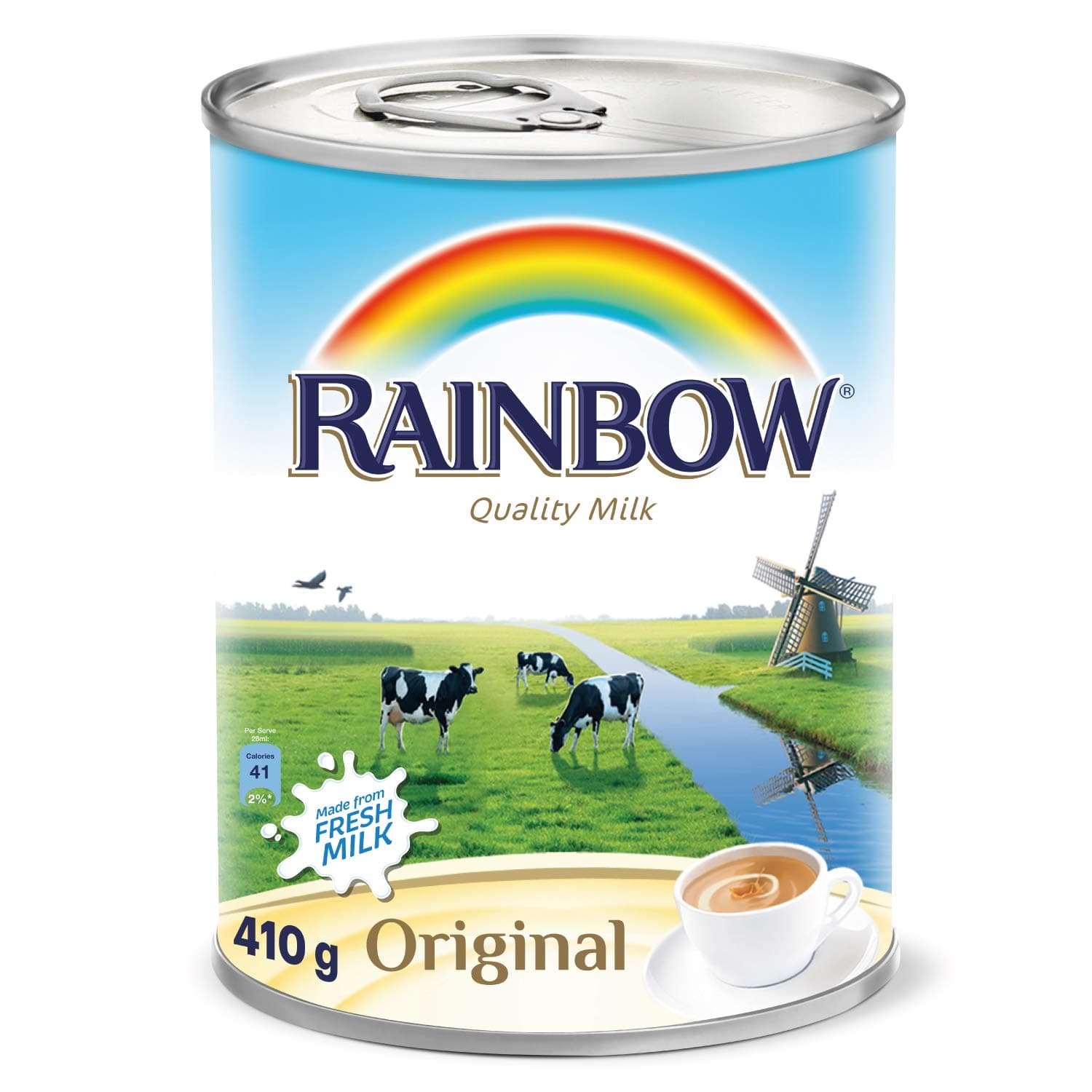 Rainbow Evaporated Milk with Vitamin D 410g