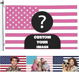 Custom Flag Design Your Photo/Logo/Text,Personalized Flags Double Sided,For Decorate Garden Rooms Clubs Concerts University -2x3ft/3x5ft/4x6ft/5x8ft