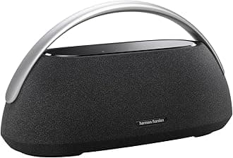 Harman Kardon Go + Play 3 - Portable Bluetooth speaker with superior sound and 8 hours playtime, USB Charging, Auto self tuning, Dual far-field microphones, Made in part with recycled materials(Black)