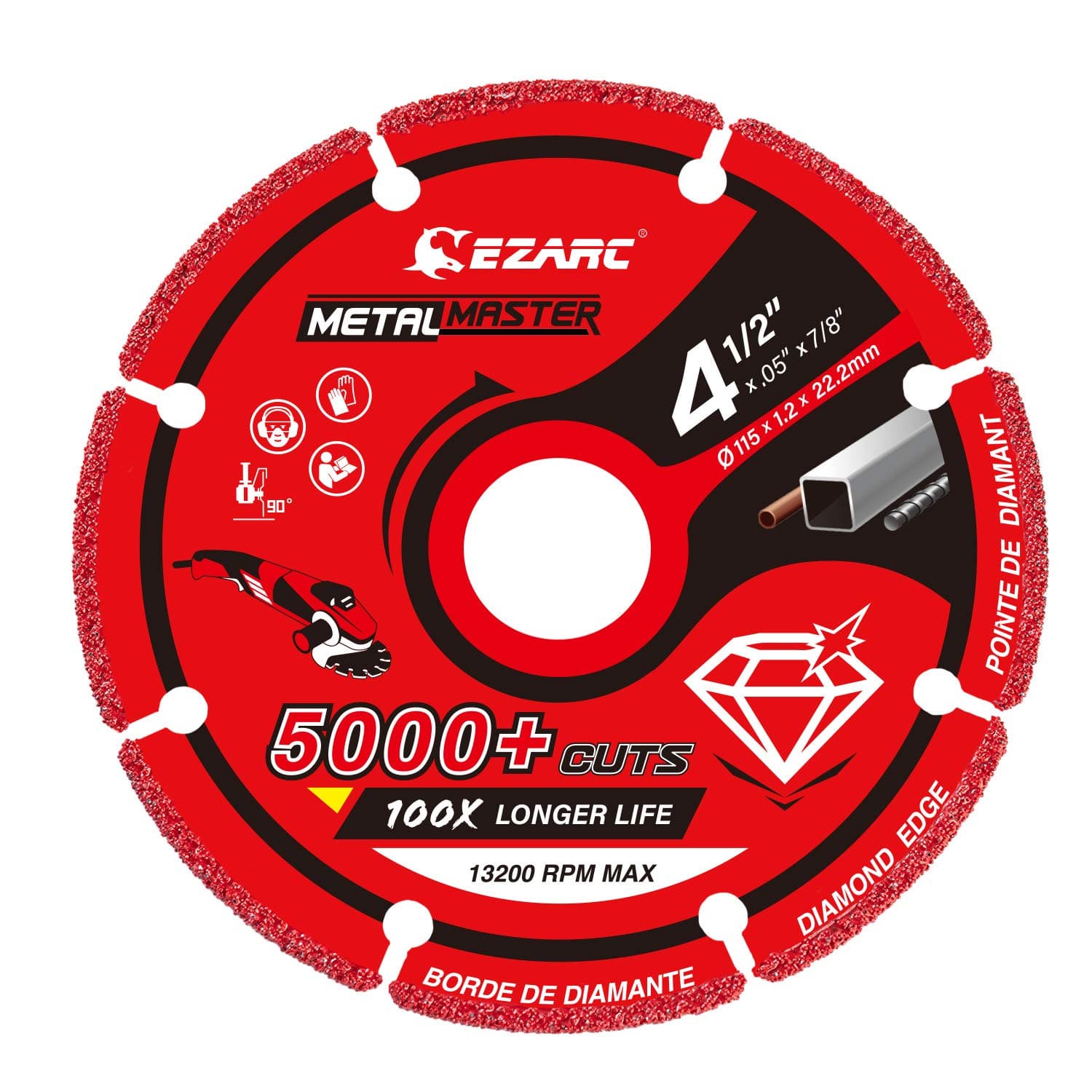 Diamond Cutting Wheel 3 x 3/8 Inch