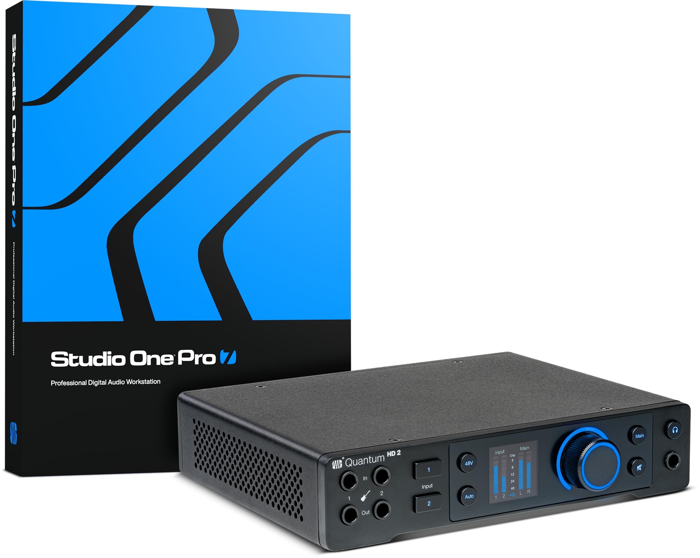Quantum HD 2 20 x 24, 32-bit / 192 kHz USB-C Audio Interface With Studio One Pro Software