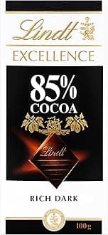 Lindt Excellence 85 % Cocoa Dark Chocolate 100 gm