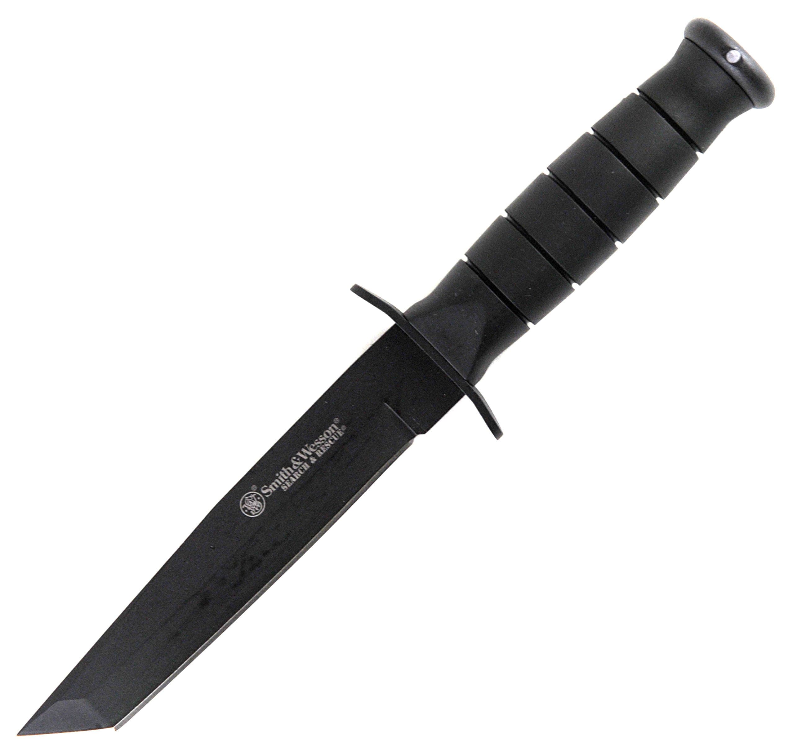 Search and Rescue CKSURT 10.5in S.S. Fixed Blade Knife with 6in Tanto Blade and Aluminum Handle for Outdoor, Tactical, Survival and EDC
