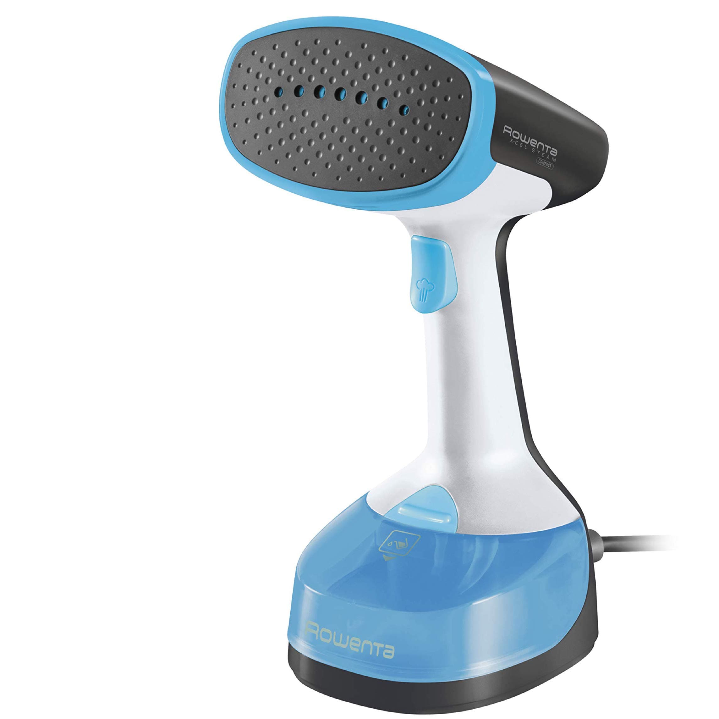 Rowenta Handheld Steamer for Clothes 45 Second Heatup, 5 Ounce capacity 1400 Wats Portable, Ironing, Fabric Steamer, Garment Steamer, Vacation Essentials, Travel Must Have DR7071,Blue