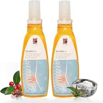 Planet Herbs Synotiz Ayurvedic Pain Relief Oil Roll-On 100ml (50ml x 2) – Fast Knee, Joint & Muscle Relief, Eases Swelling, Herbal Formula for Back & Body Aches | Complete Ortho Care | Ayurvedic Ayush Certified