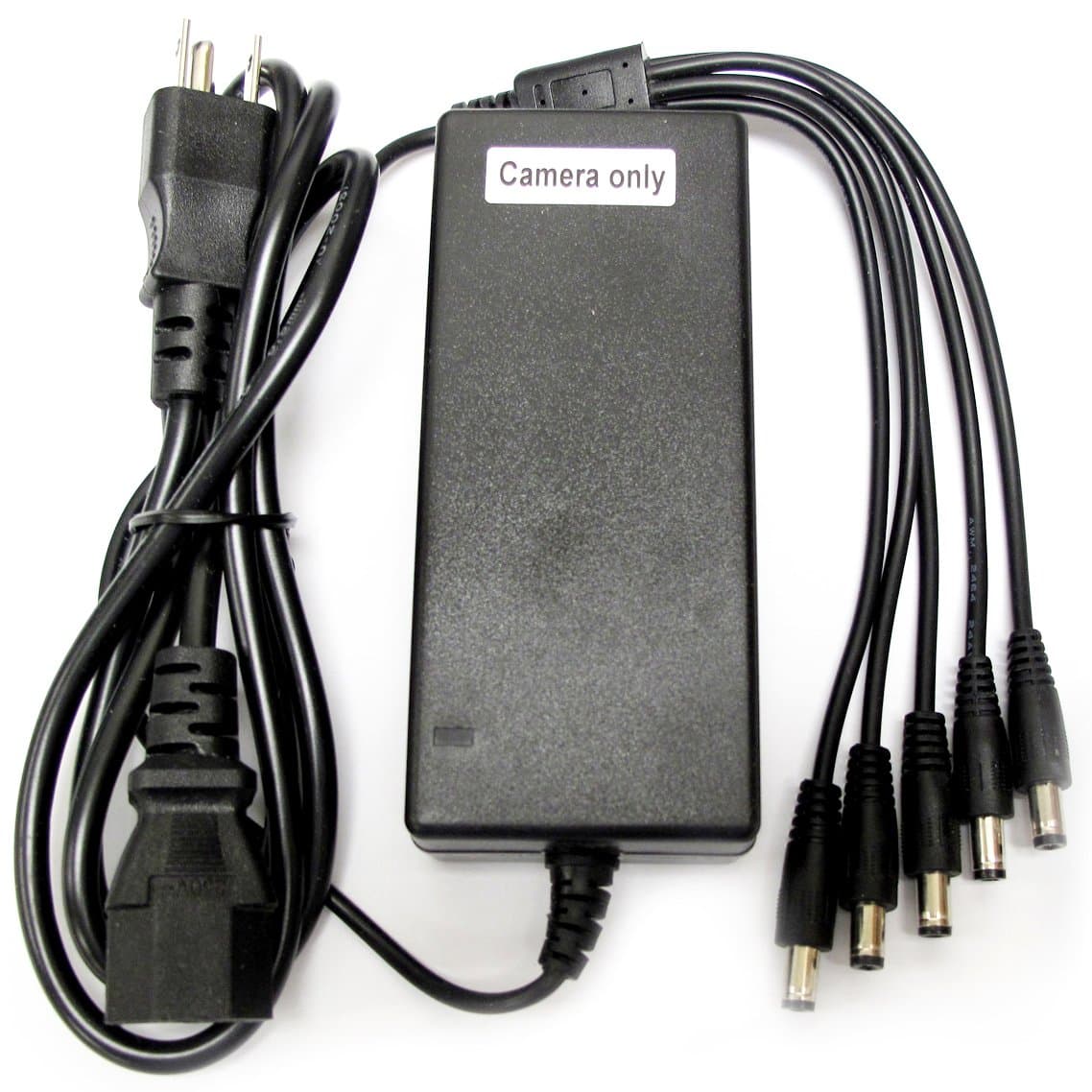 CIB CCTV 12V DC 2000mA Power Adapter for Security Camera 4 CH Channel Connectors