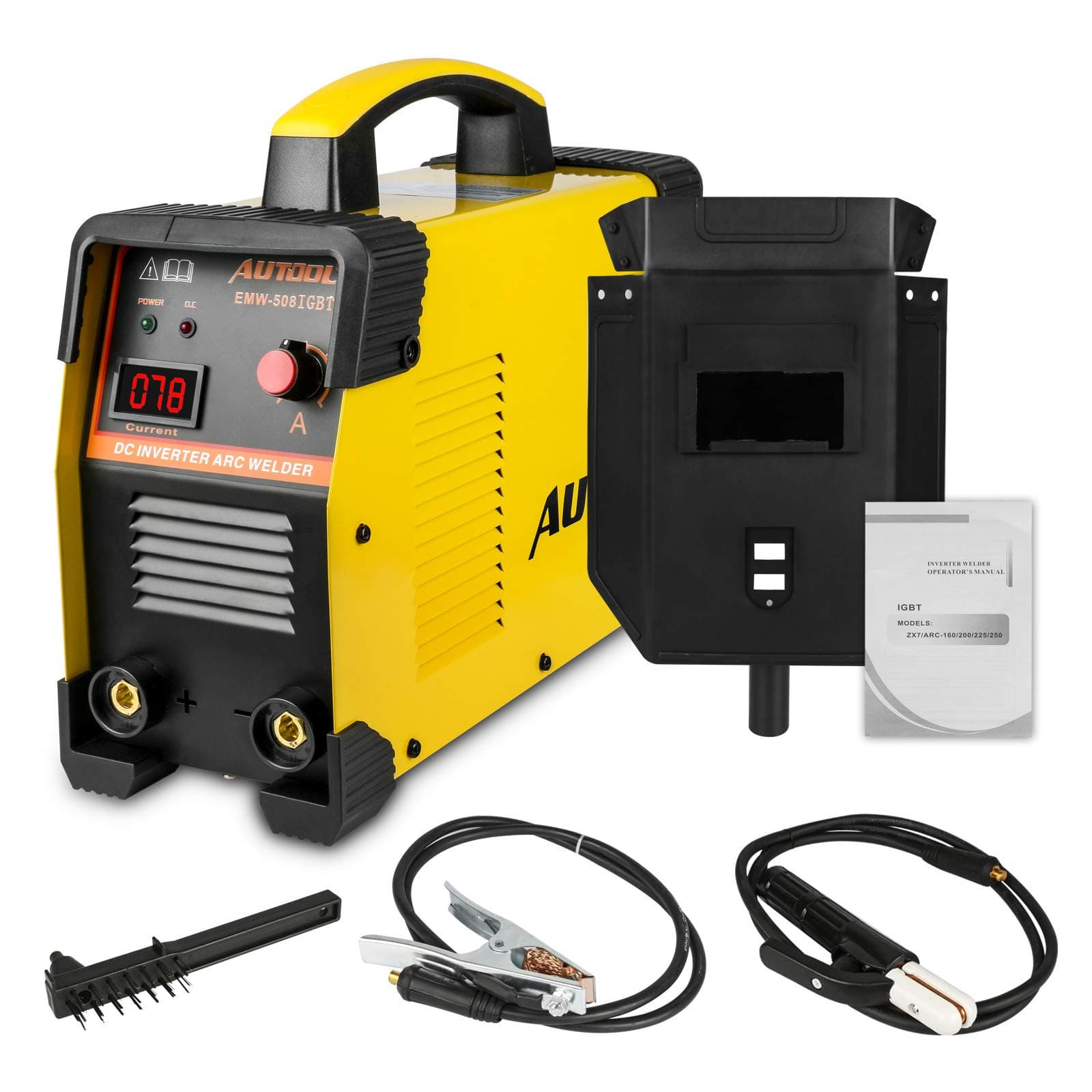 20-160Amp Welding Machine, DC Dual Voltage Hot Start ARC MMA IGBT Portable Inverter Welder Digital Display LCD