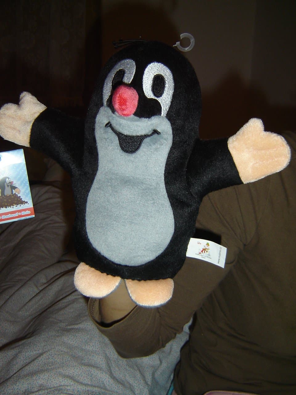 Zdeněk Miller Hand Puppet Little Mole 20cm