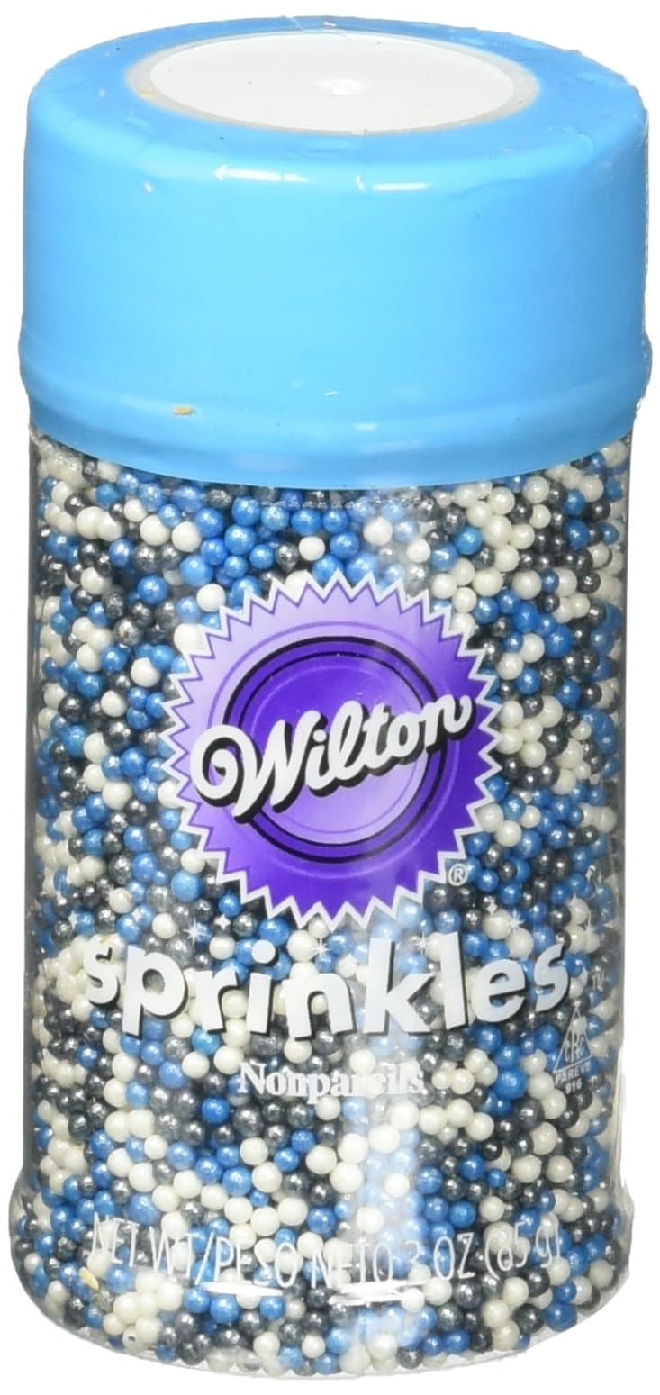 Wilton Blue Nonpareils Sprinkles Mix
