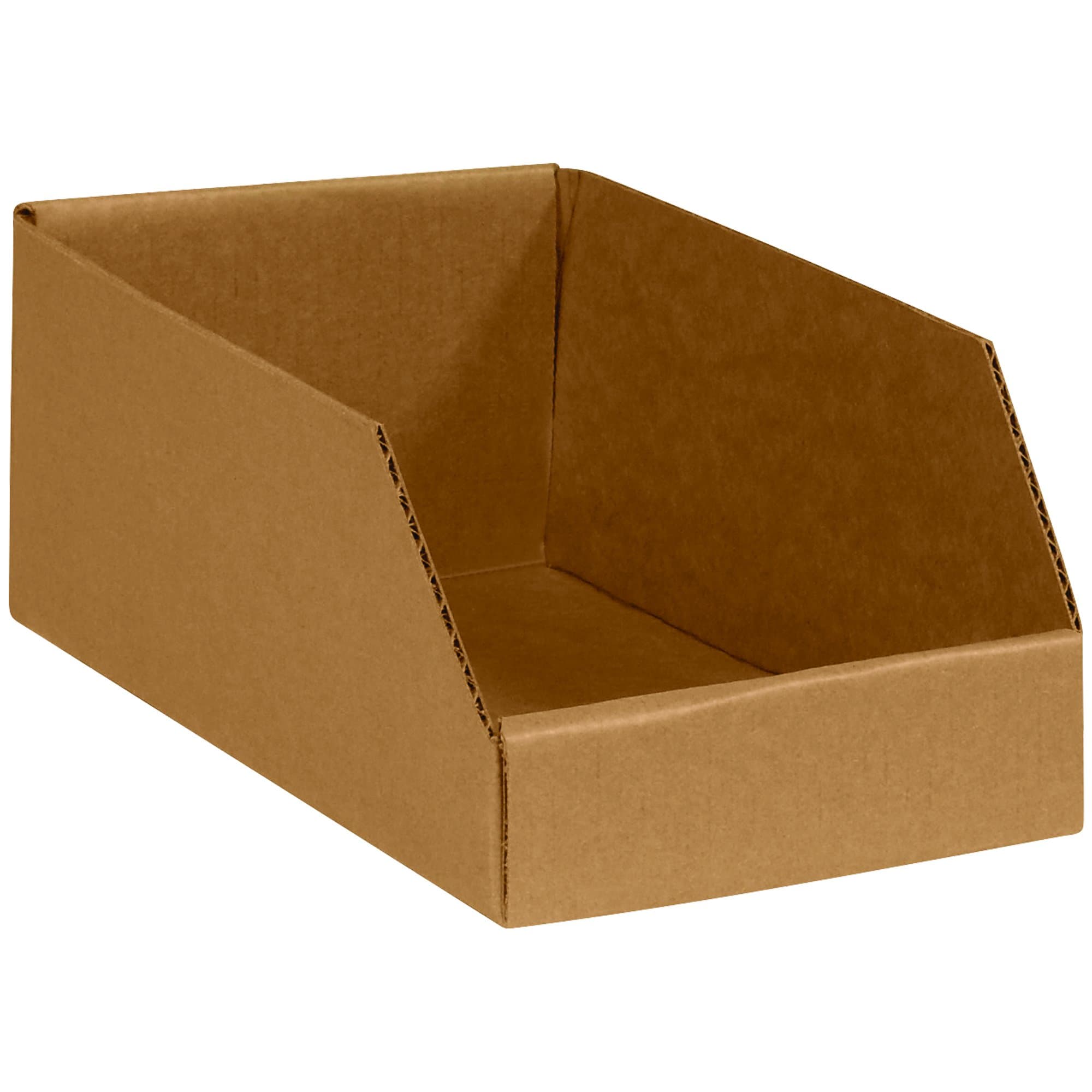 Ship Now Supply SNBINBIN69K Open Top Bin Boxes, 6" x 9" x 4 1/2", 6" Width, 4.5" Height, 9" Length, Kraft (Pack of 25)