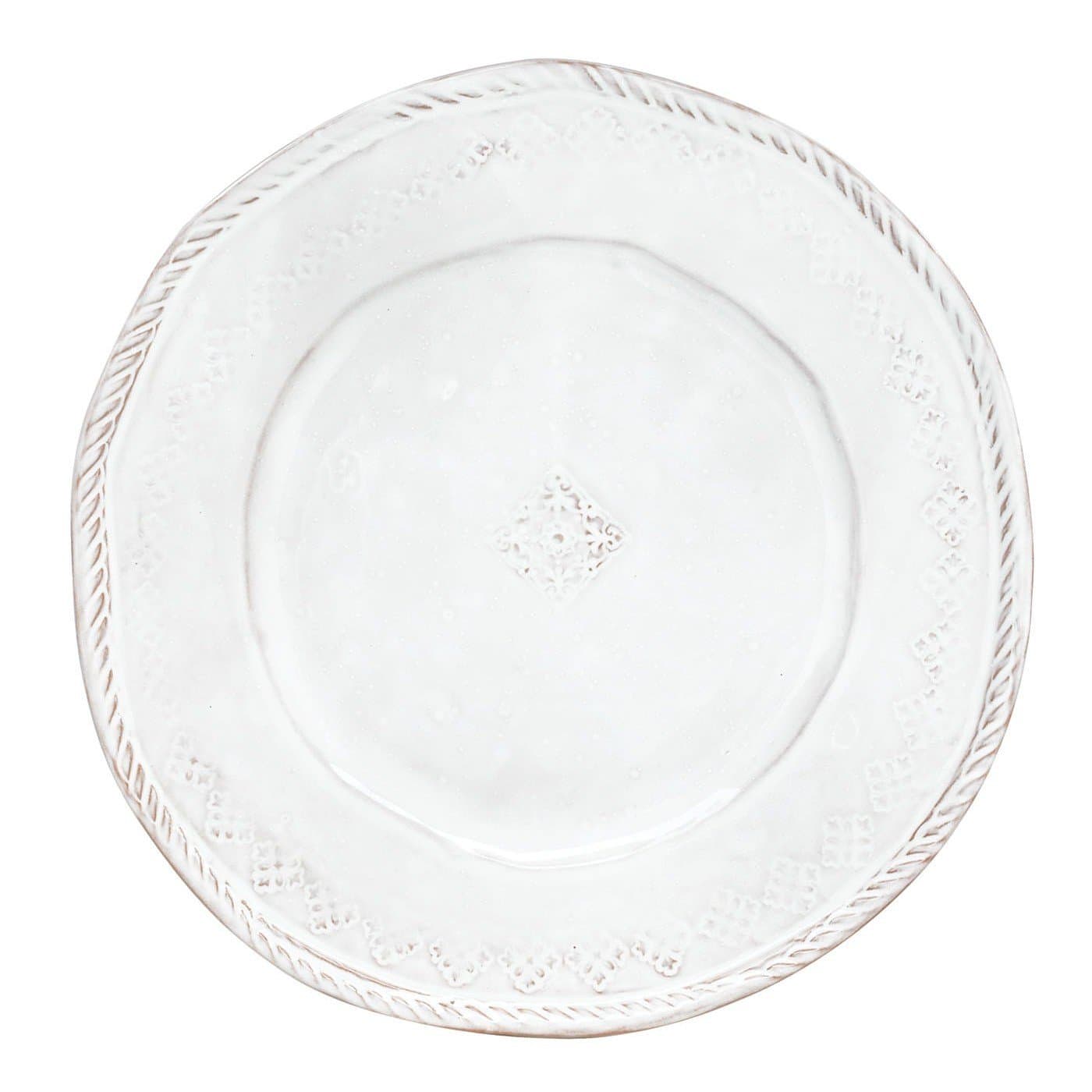 Bellezza 11.25" Dinner Plate Color: White