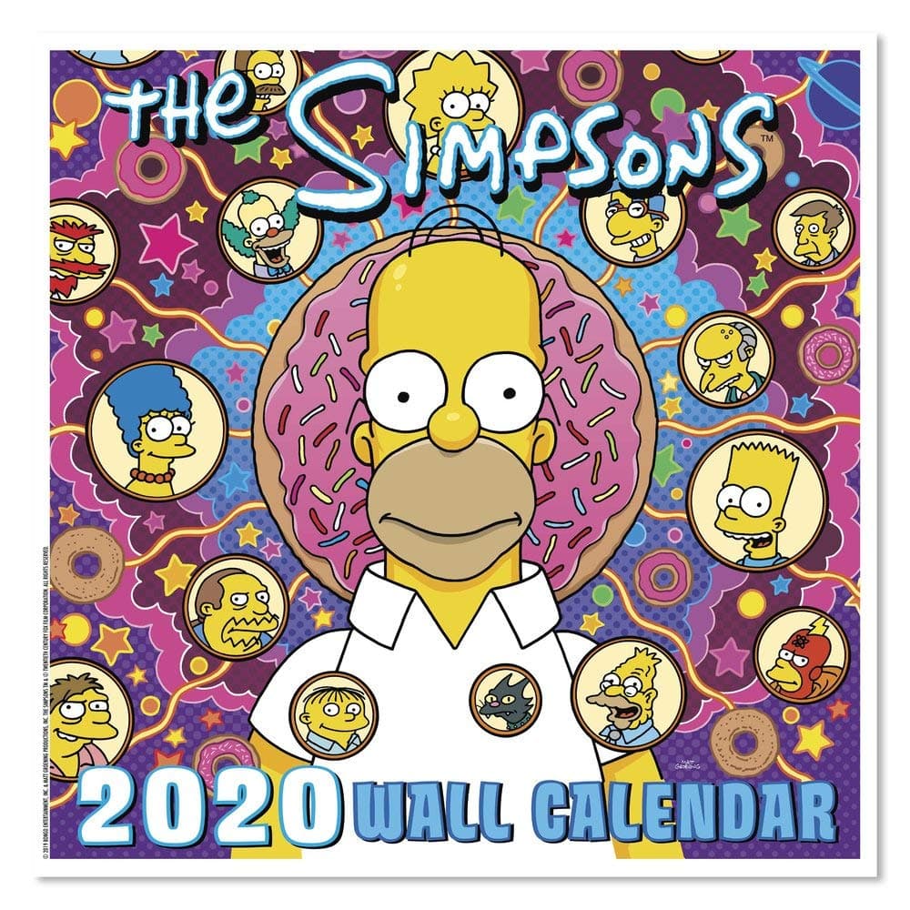 2020 The Simpsons Wall Calendar (DDD9862820)