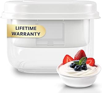 Yogurt Strainer - Make Delicious, High Protein, Greek Yogurt - 70% Less Sugar & Lactose - Fine Mesh Nylon Greek Yogurt Maker - 100% BPA-Free & Dishwasher Safe with Large 2.3 Quart Capacity