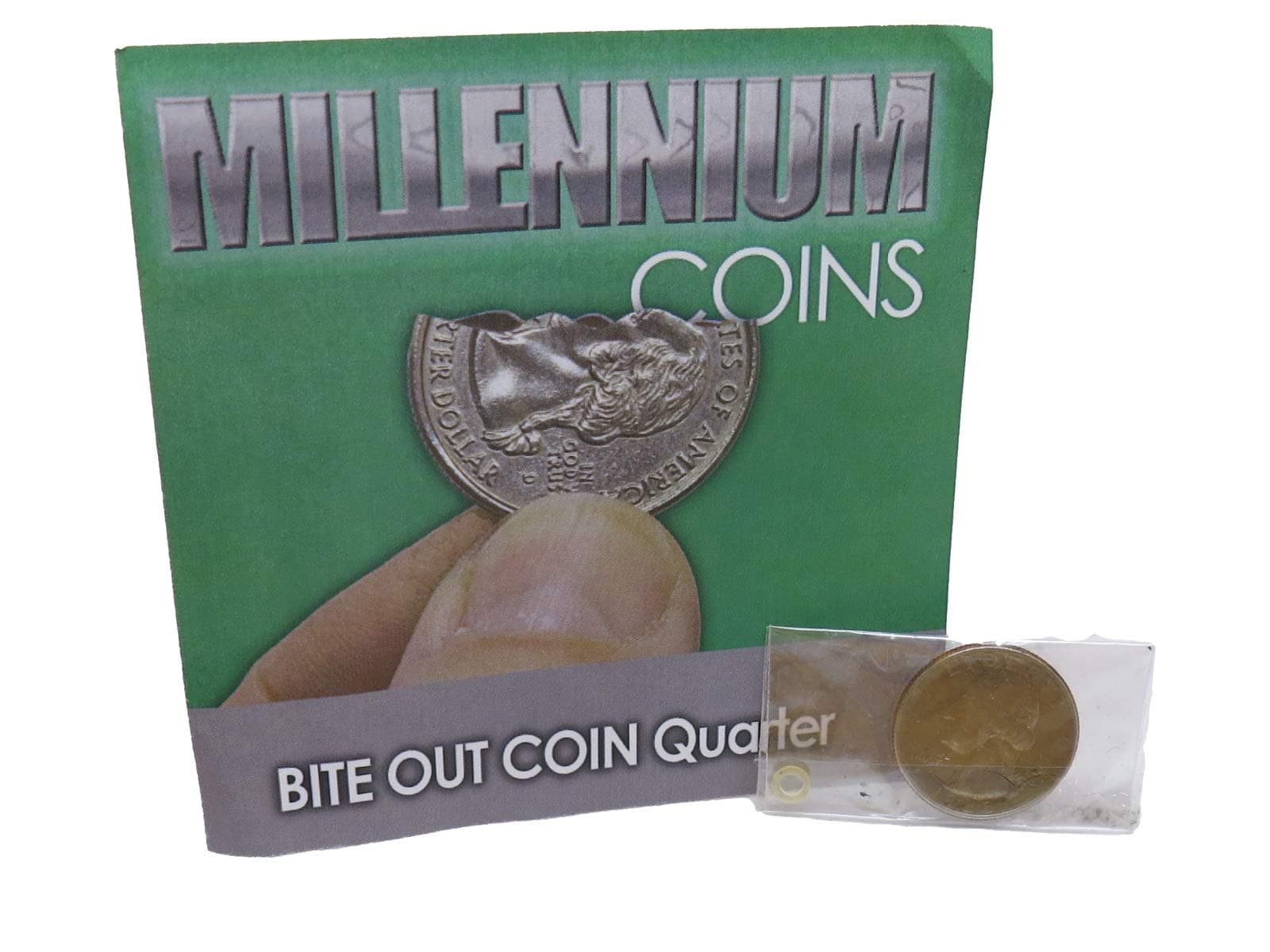 Millennium Coins Bite Out Quarter by E-Z Magic