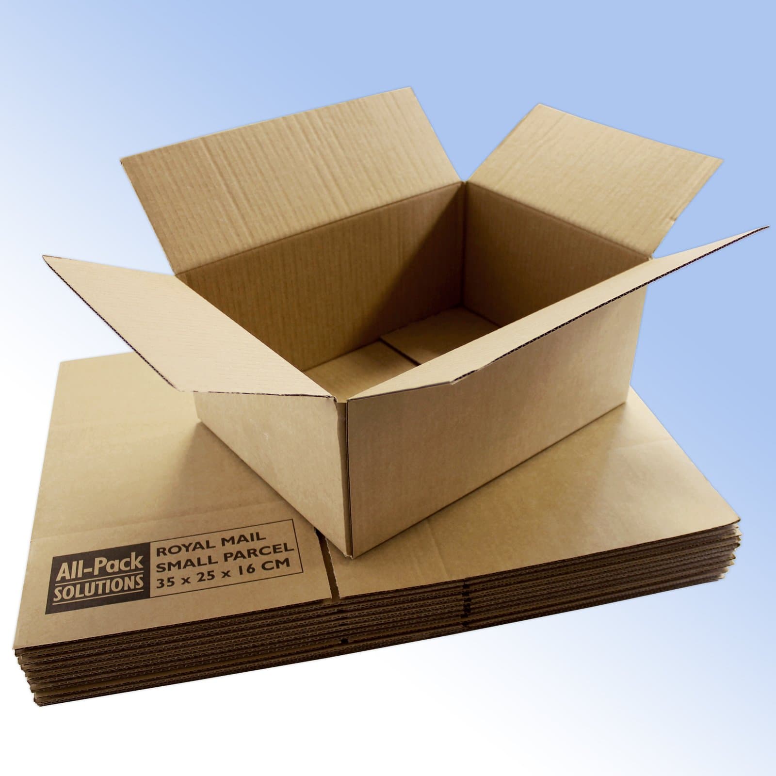 10 Royal Mail Small Parcel Postal mailing Boxes 350x250x160mm (Deep Option)