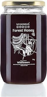 Forest Honey 1 kg Jar | 100% Pure Honey | Unprocessed Natural shahad for Weight Loss | No Sugar No Adulteration Wild Honey