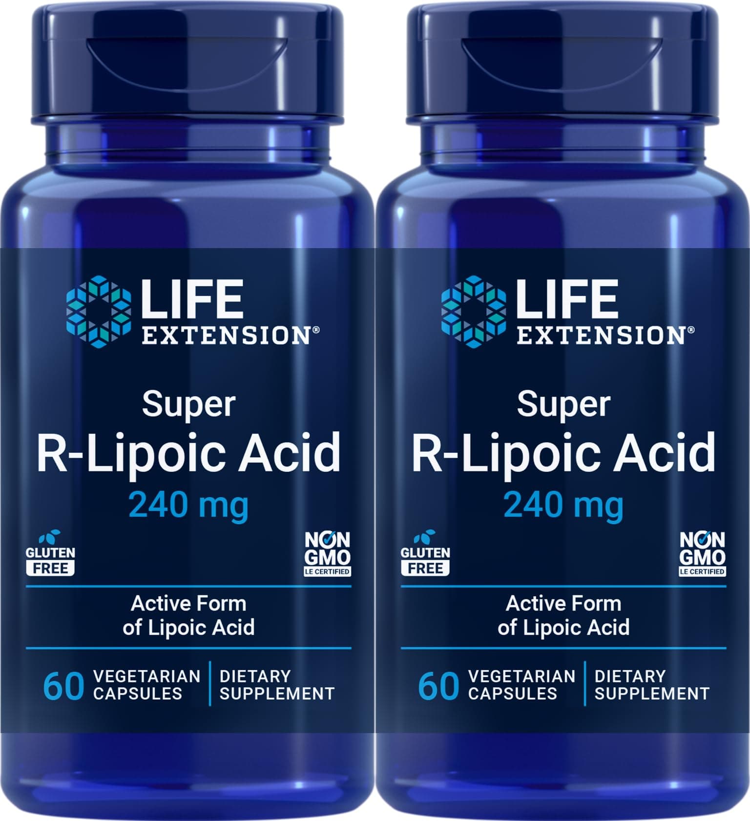 Super R Lipoic Acid, 60 Capsules (2 Pack)
