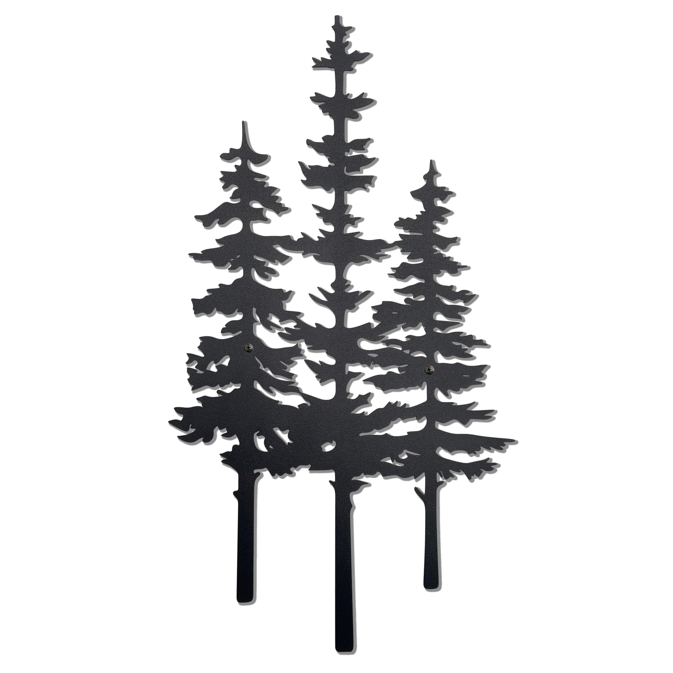 noxozoqm Metal Tree Wall Decor, Cabin Decor, Tree Decor, Rustic Wall Decor for Home Office Farmhouse Indoors and Outdoors Black