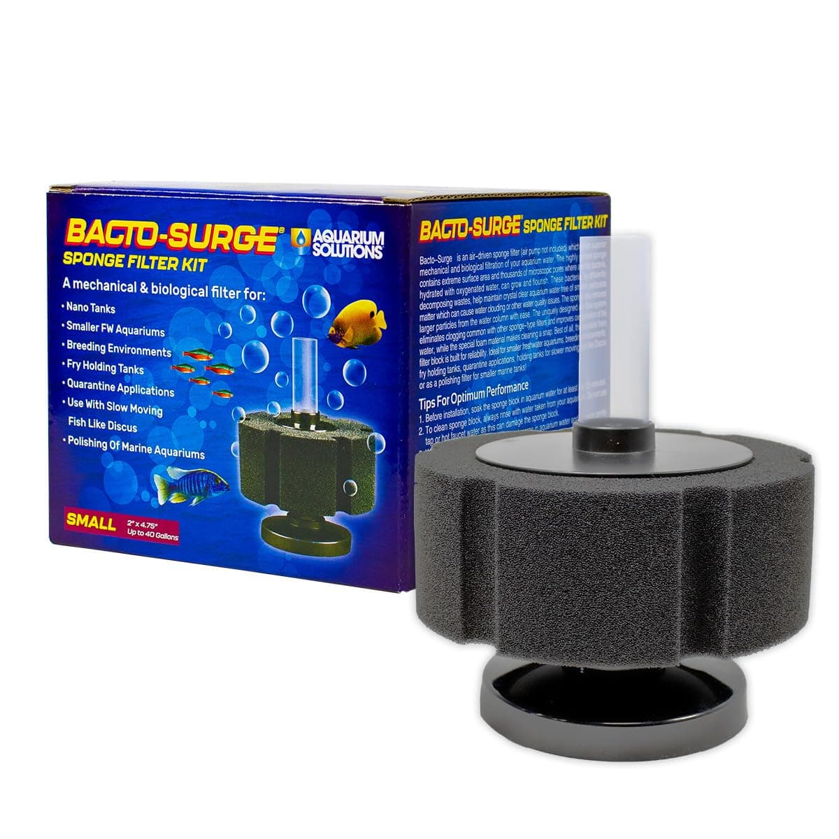 Hikari Aquarium Solutions Bacto Surge Foam Filter Small