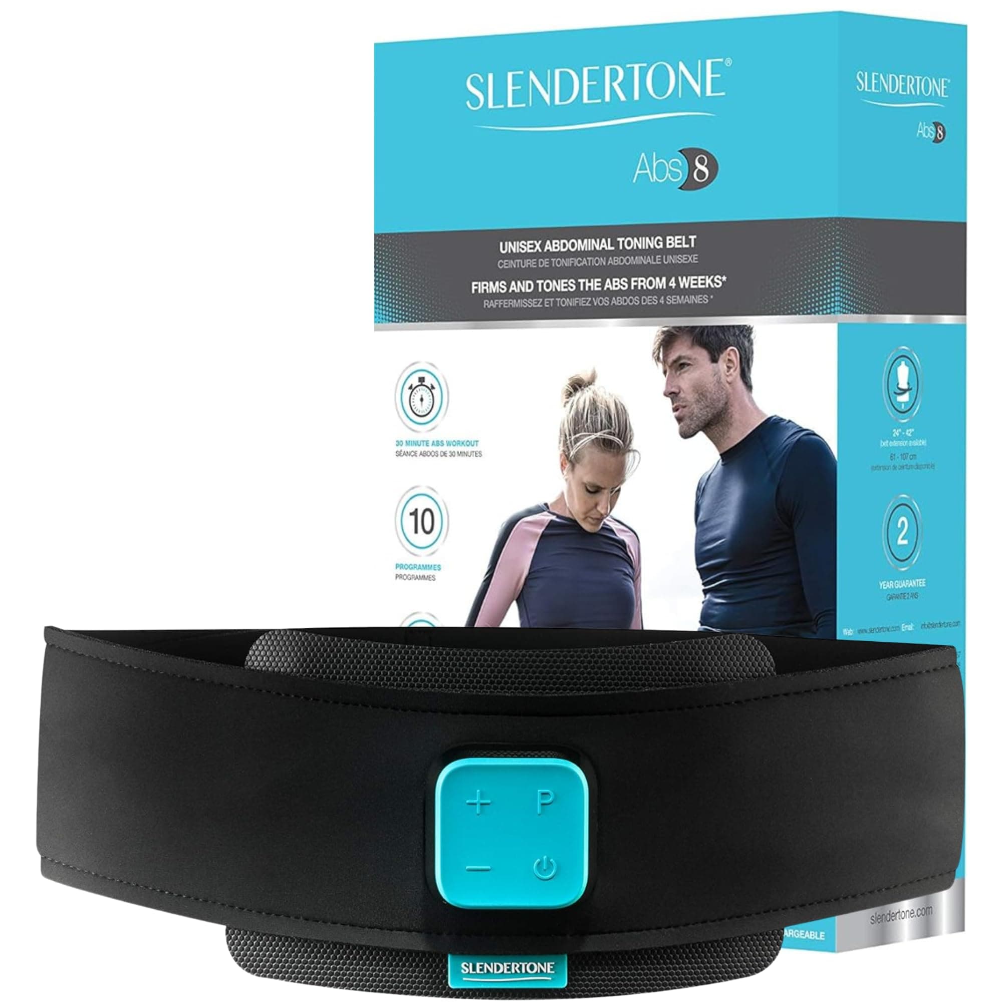 Slendertone Abs8 Muscle Stimulation Belt with Value Pack Pads