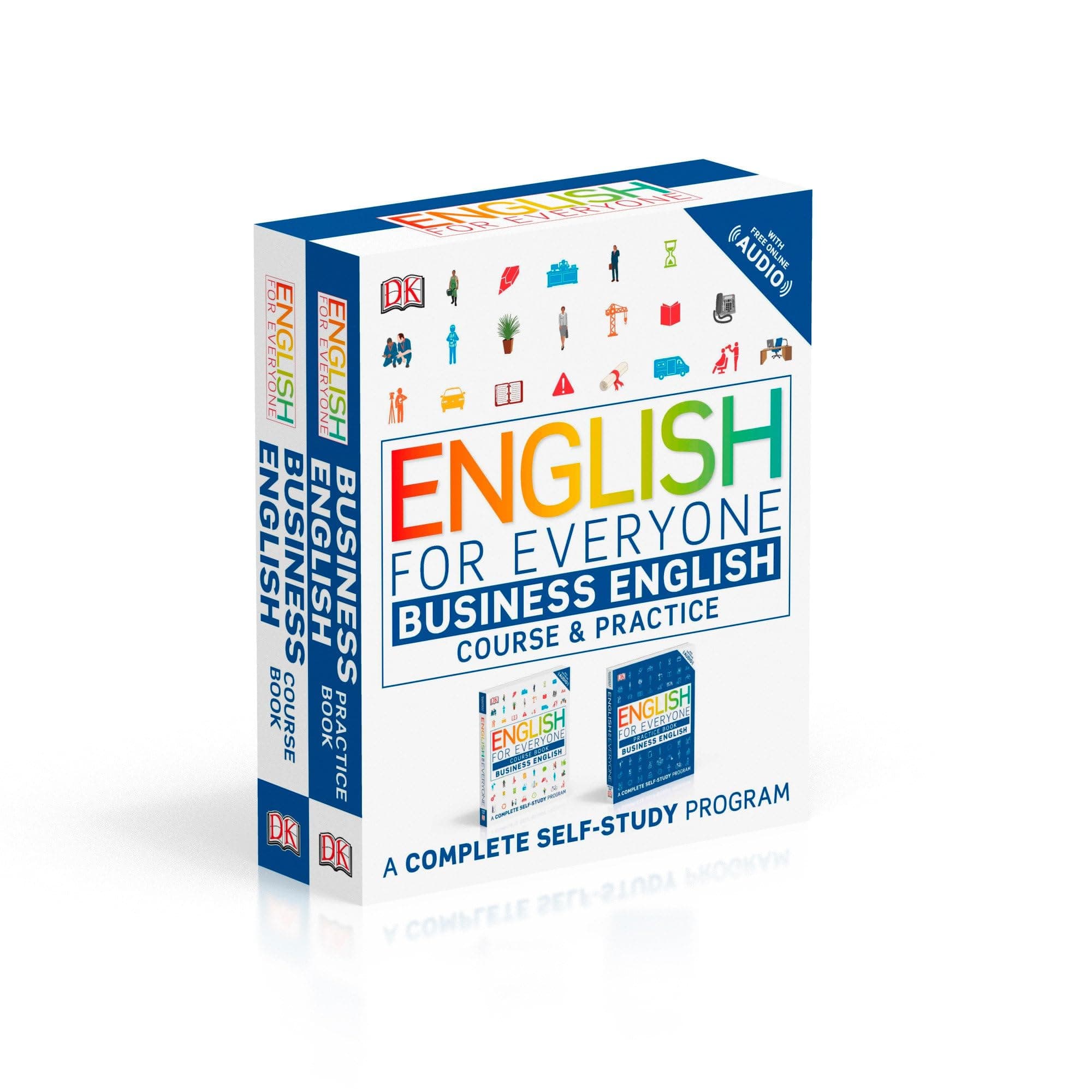 English for Everyone Slipcase: Business English Box Set: Course and Practice Books a Complete Self-Study Program