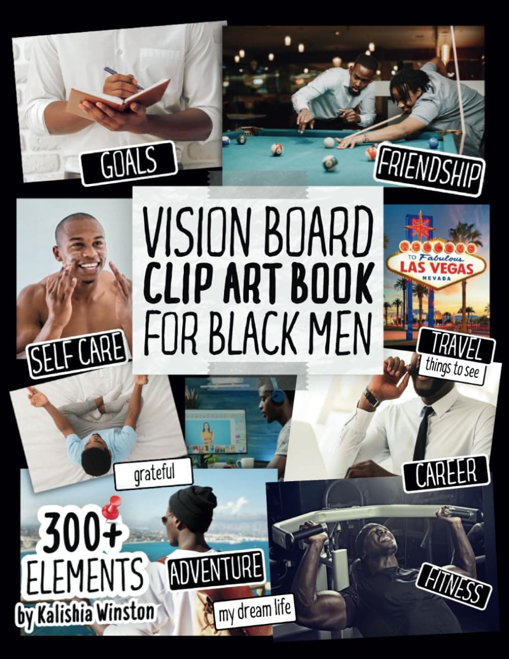 Vision Board Clip Art Book for Black Men: Create Powerful Vision Boards from ...