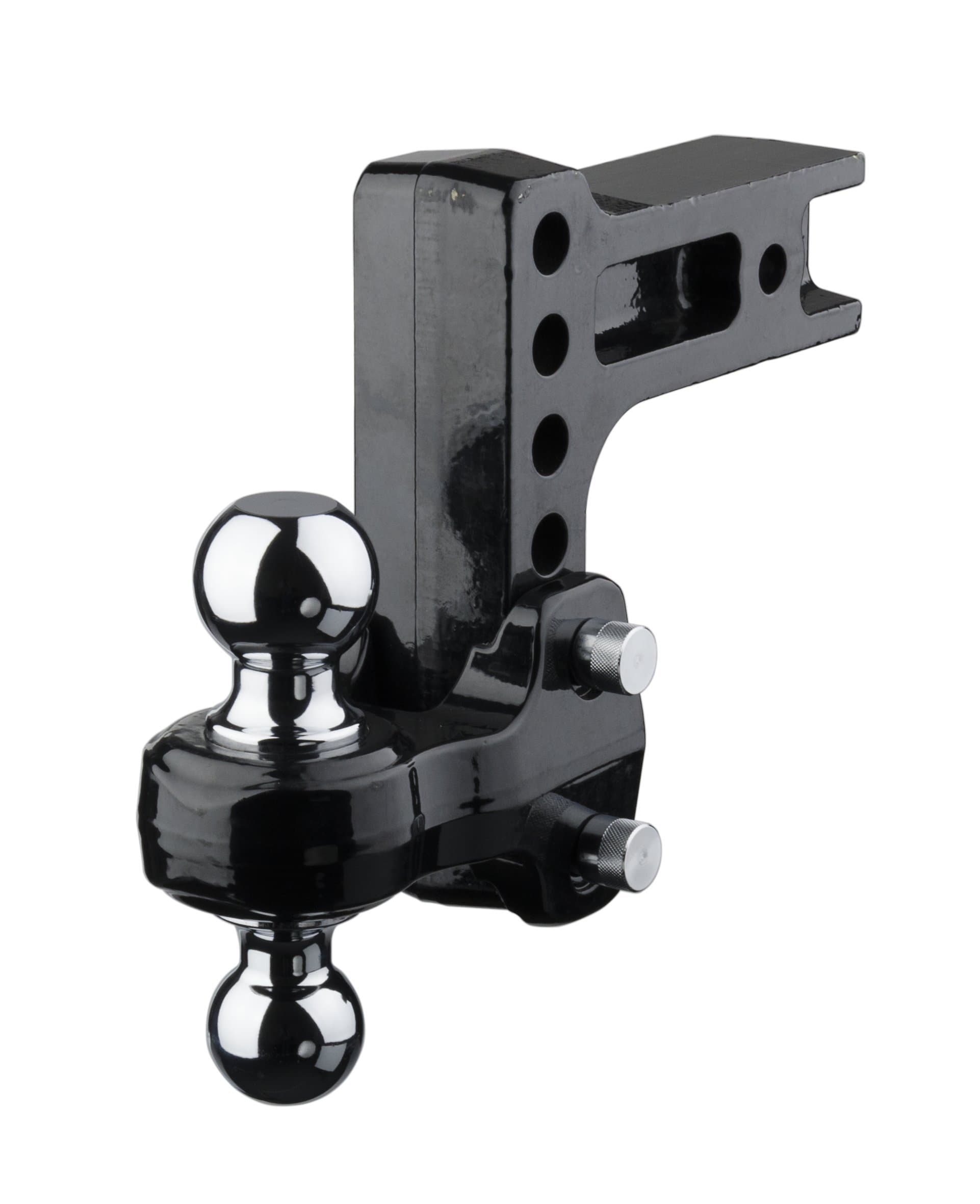 Fastway Flash Solid Steel 49-00-5925 Adjustable Steel Ball Mount with 10 Inch Drop, 2.5 Inch Shank, and Chrome Plated Balls