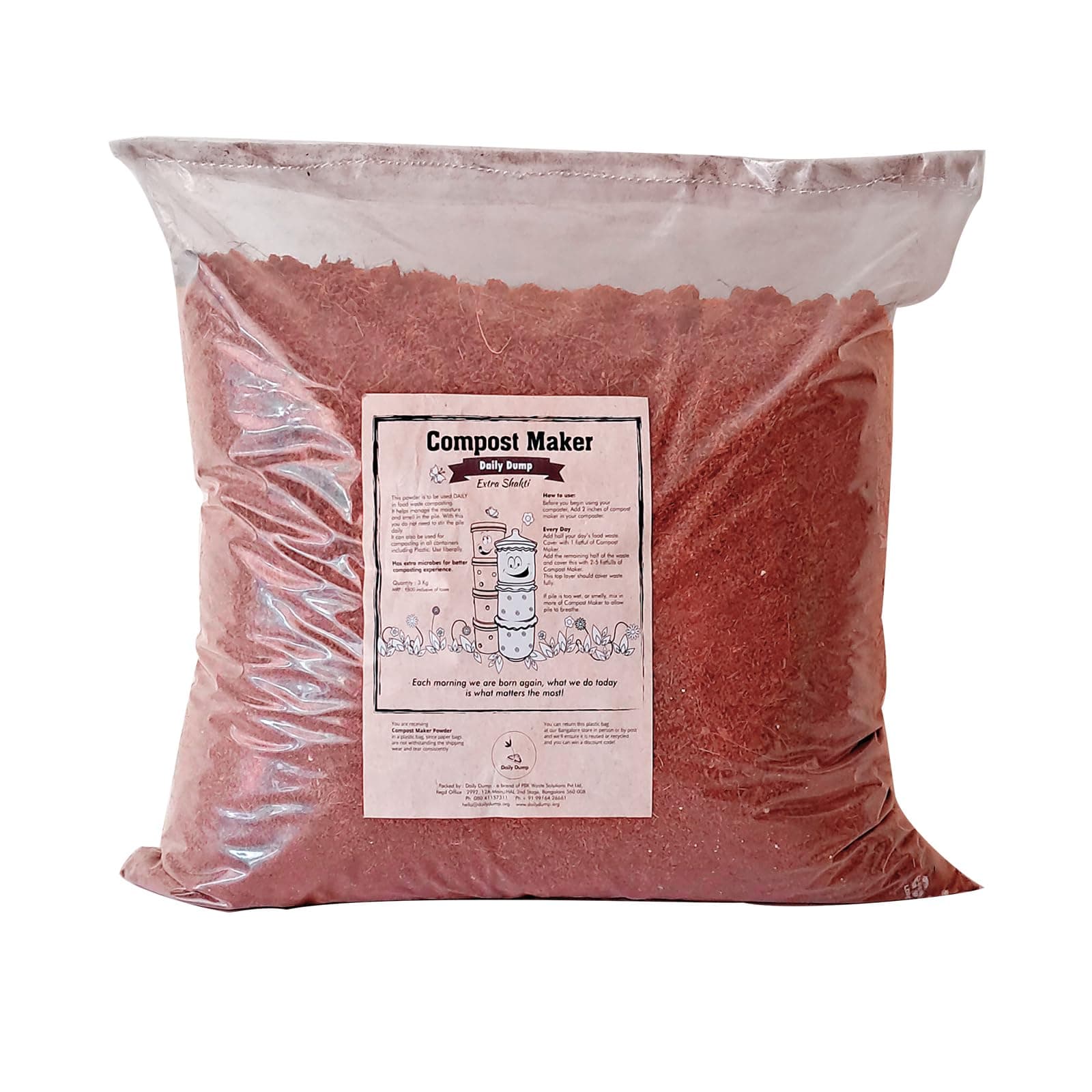 Daily Dump Compost Maker Remix Powder with added Microbes - 3 kg