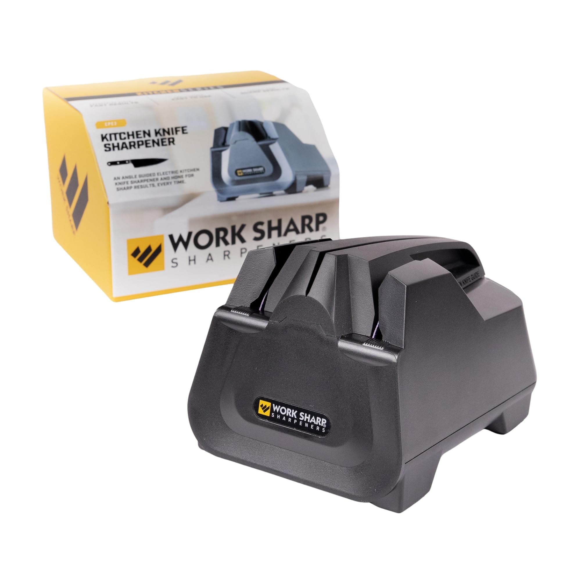 Work Sharp Electric Culinary E2 Kitchen Knife Sharpener - for Scissors, Cleavers, Nakiri, Serrated & Paring Knives Black