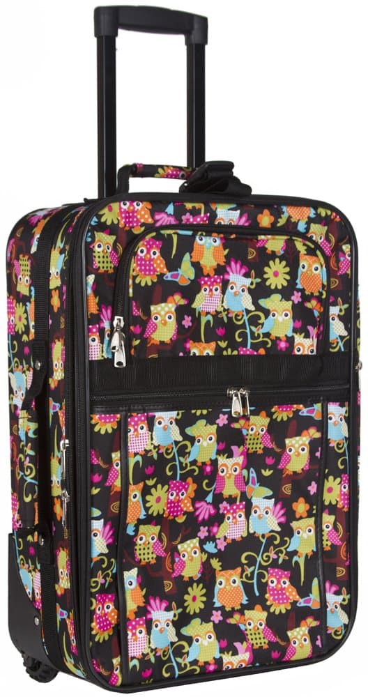 Owl Print Carry On Luggage