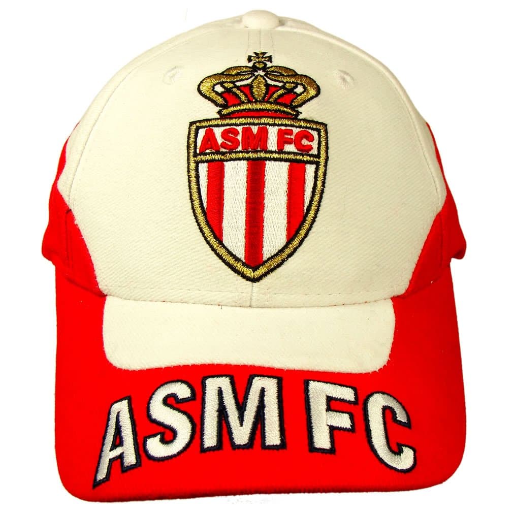 Official Embroidered 'AS Monaco' Cap - Red, White
