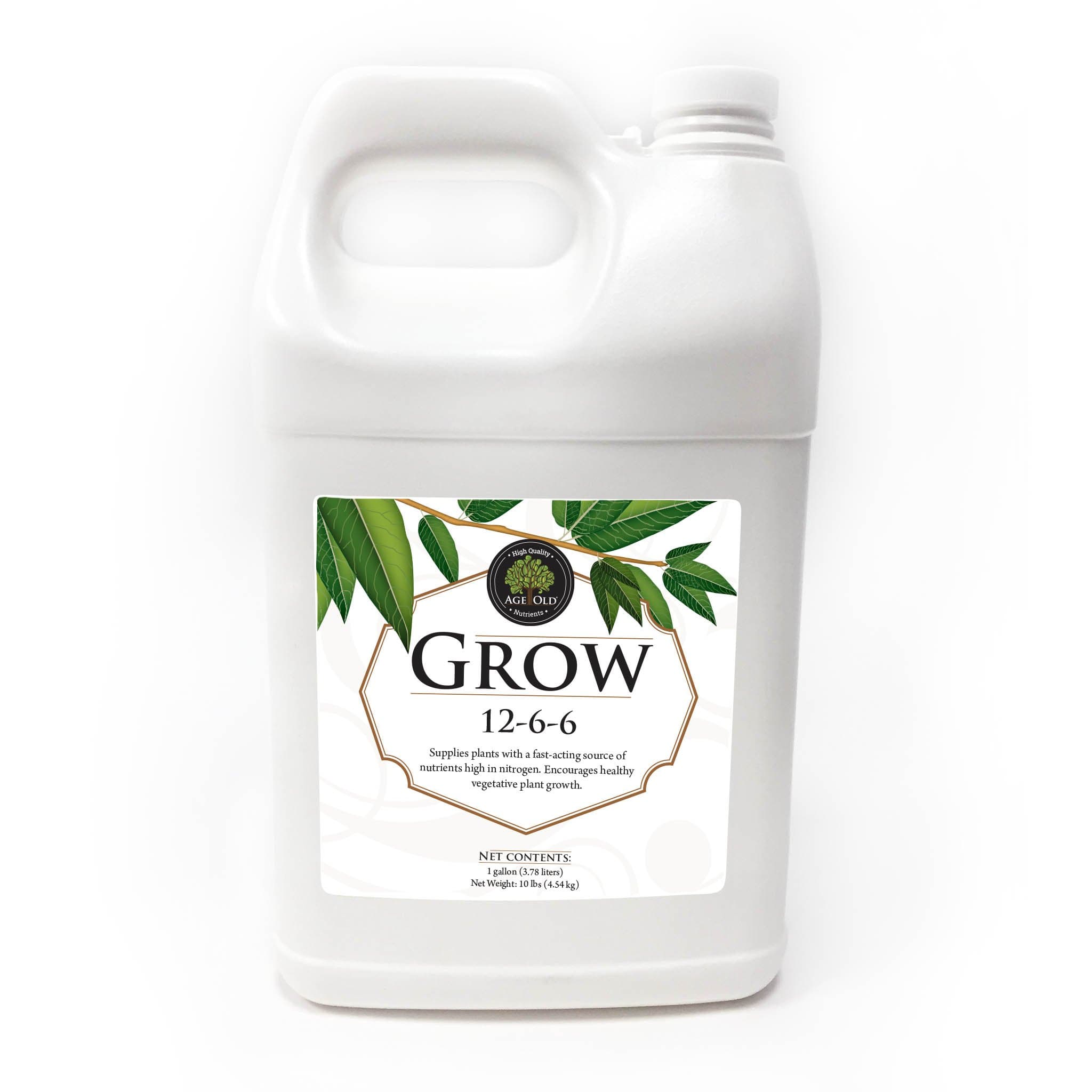 Age Old Grow Natural Based Liquid Fertilizer, 1-Gallon