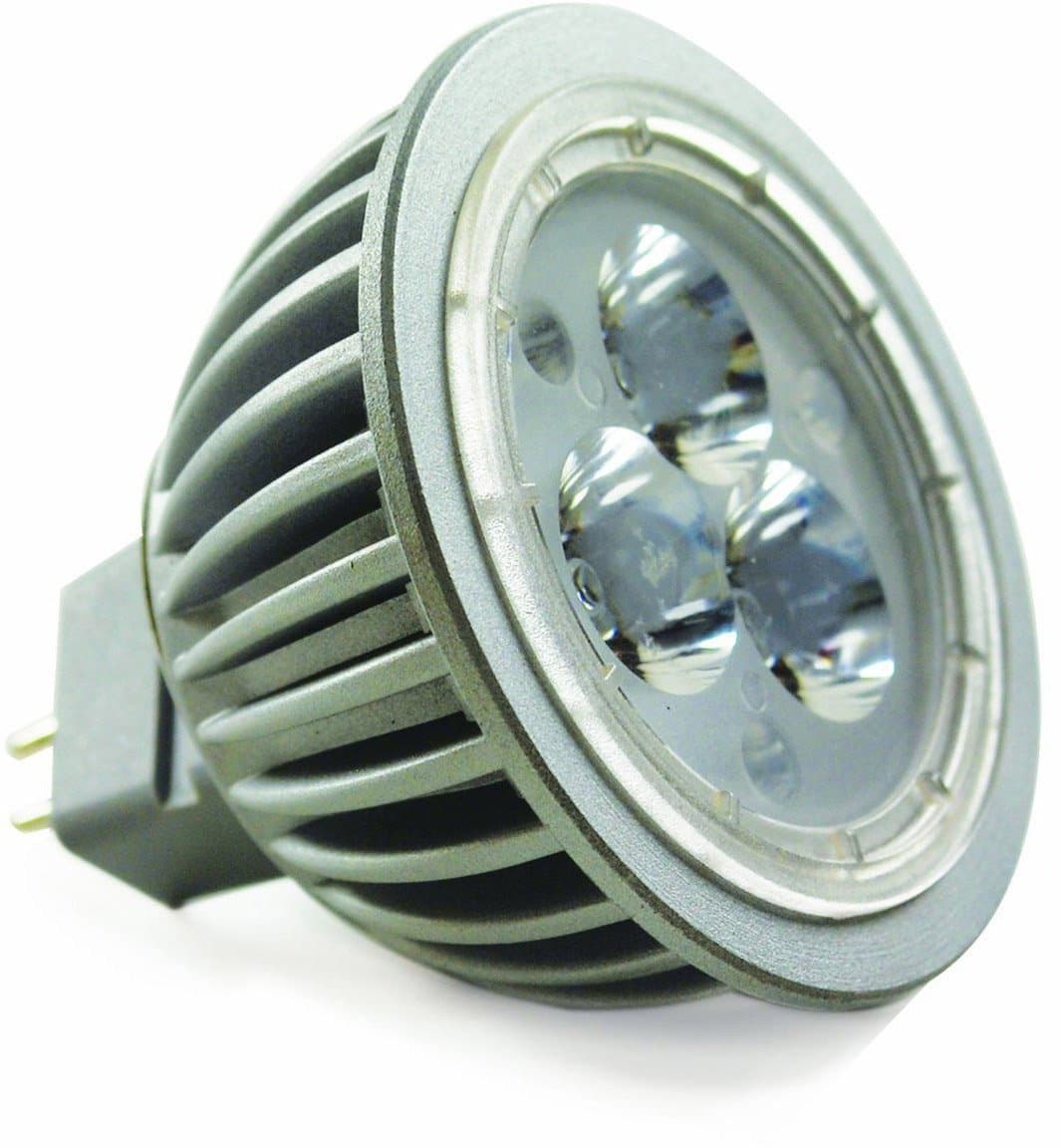 Energetic Lighting ELE04-MR3.5W-VB LED 4-Watt MR 16 5.3 Bi-Pin Base LED Emergency Flare Red Light