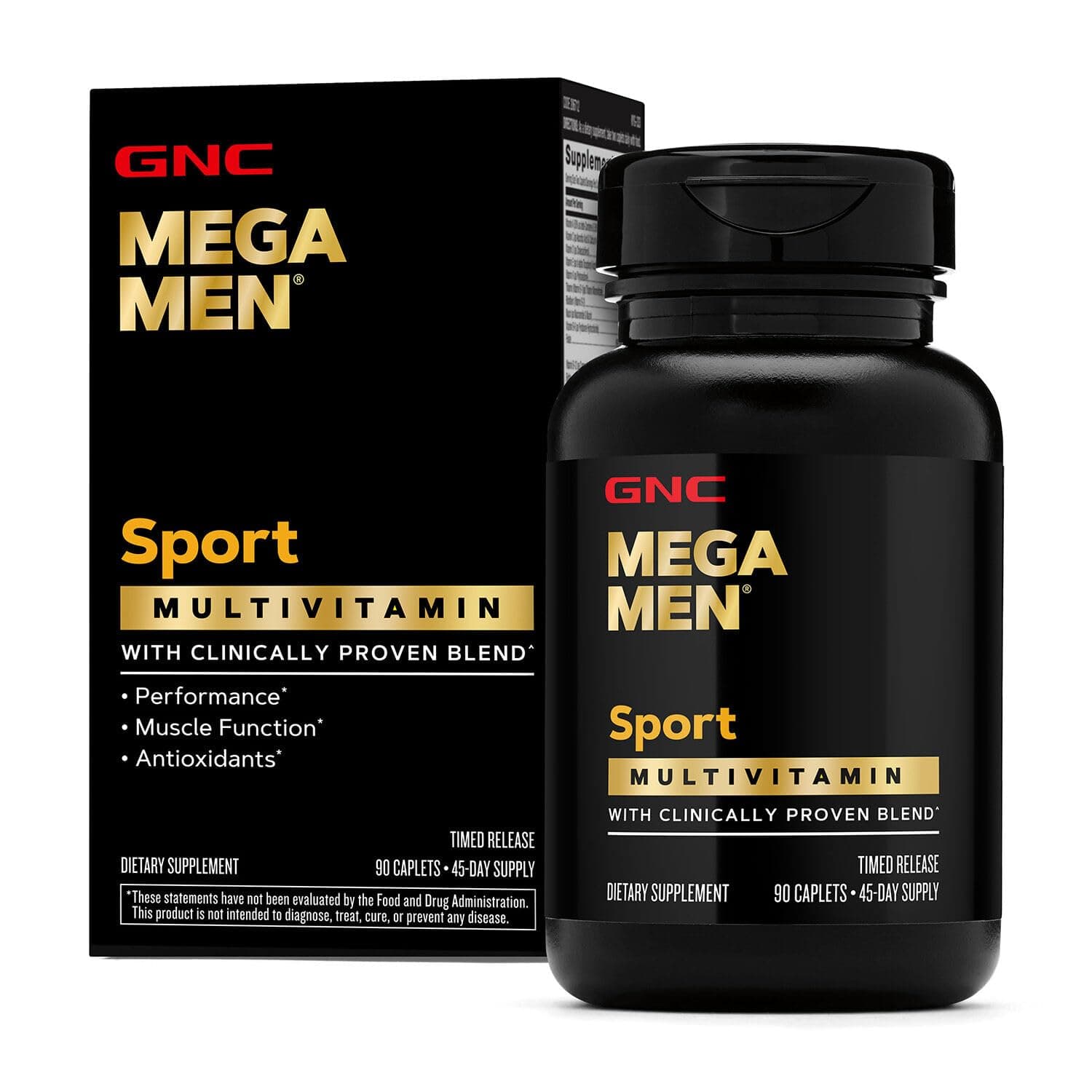 Mega Men Sport Multivitamin | Performance, Muscle Function, and General Health | 90 Count