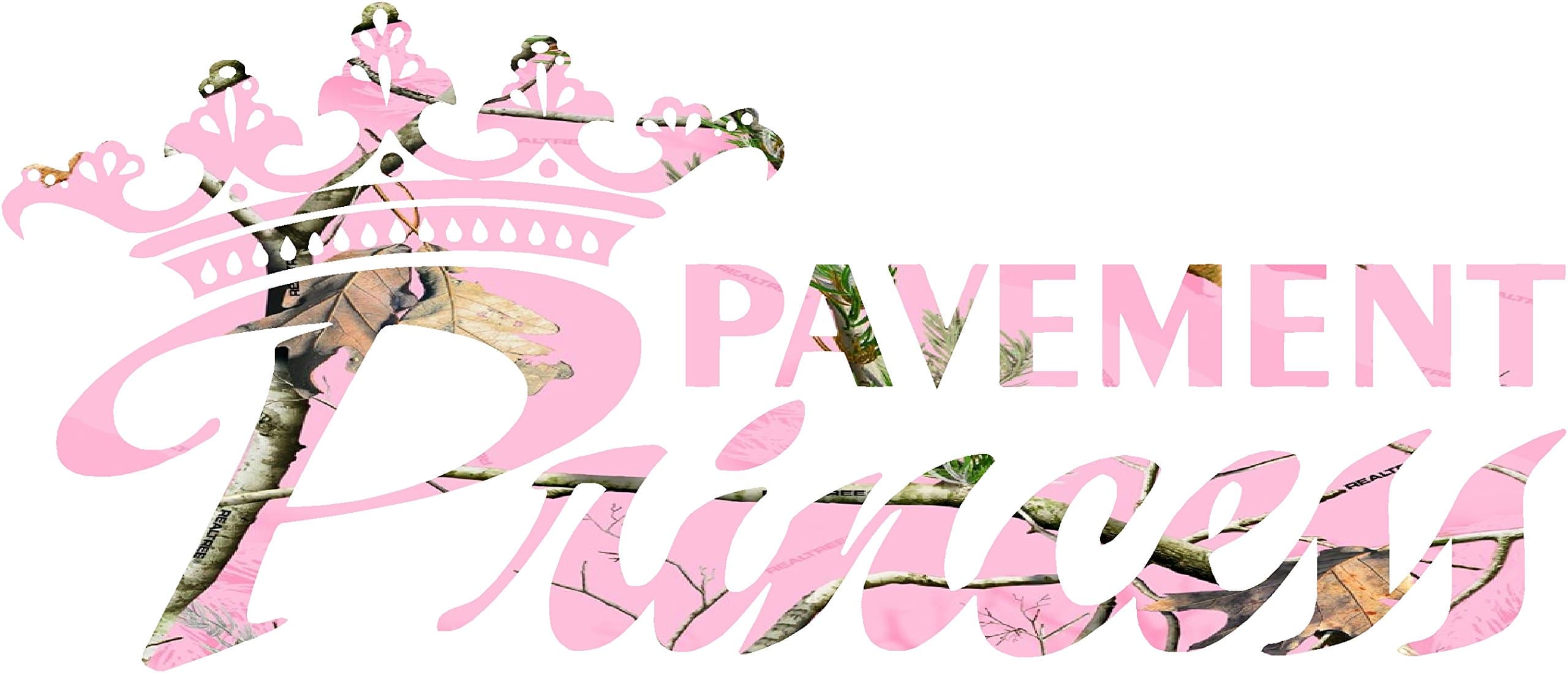 Pavement Princess Pink Camo Sticker