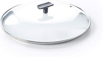 BK Black Steel Glass Lid, 12", Clear