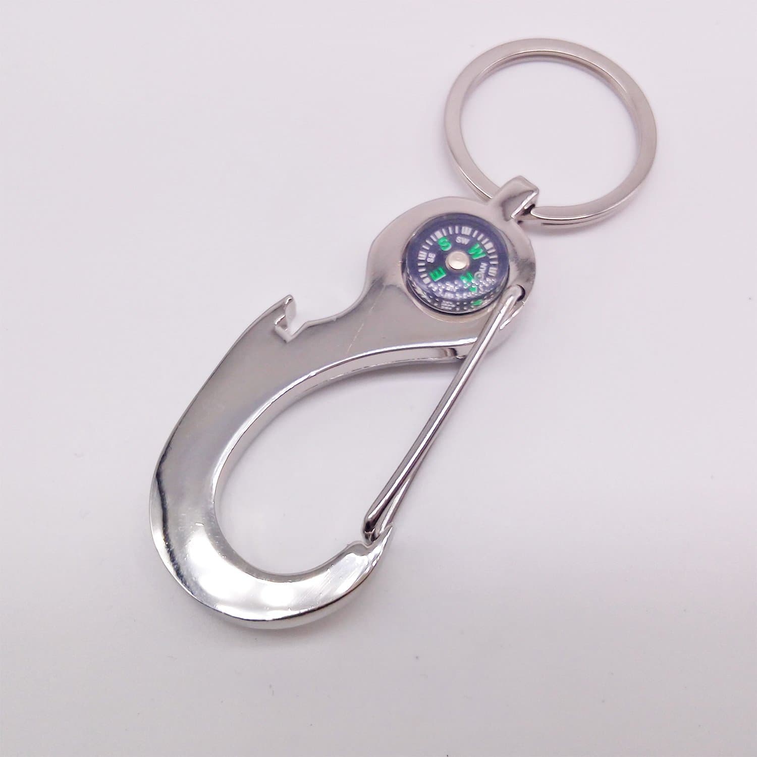 Portable Compass Key chain Ring Chain Bag Decoration Gift-Key buckle