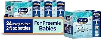 EnfamilNeuroPro EnfaCare High Calorie Premature Baby Formula, Milk-Based with Iron, Brain-Building DHA, Vitamins & Minerals for Immune Support, easy-to-digest proteins, Baby Milk, 2 Fl Oz, 24 Count