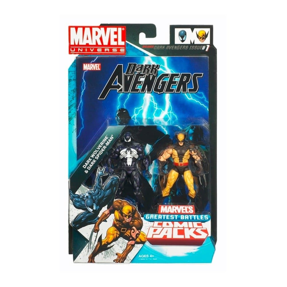 Marvel Universe Comic Packs: Dark Wolverine and Dark Spider-Man