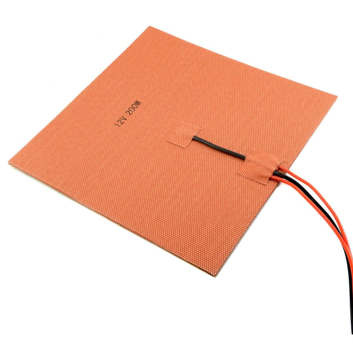 [Gulfcoast Robotics] 200W, 12V 3D Printer Heated Bed Silicone Heater with NTC3950 Thermistor.