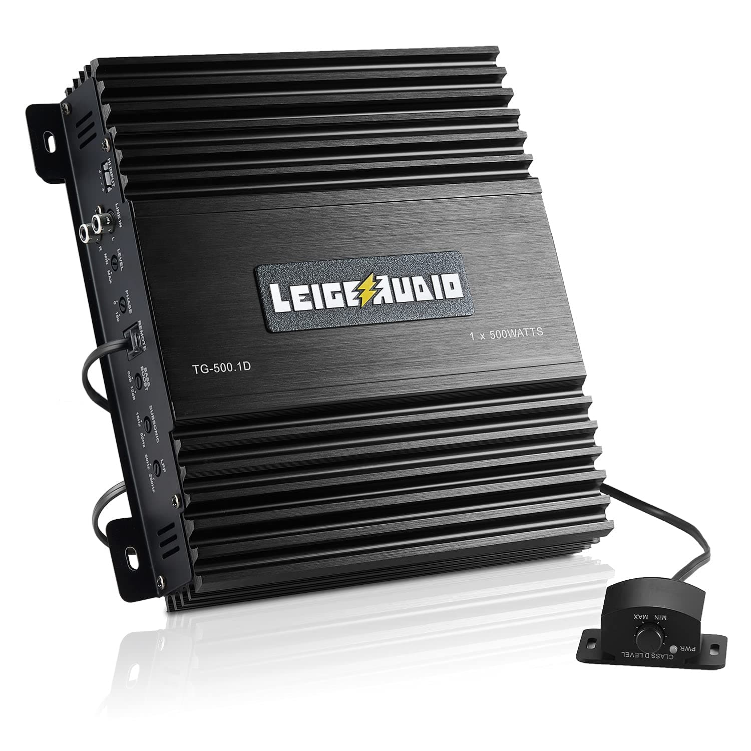 500 Watts MonoBlock Amplifier, Class D, 1 Ohm Stable Subwoofer Amplifiers for Car Audio Speakers