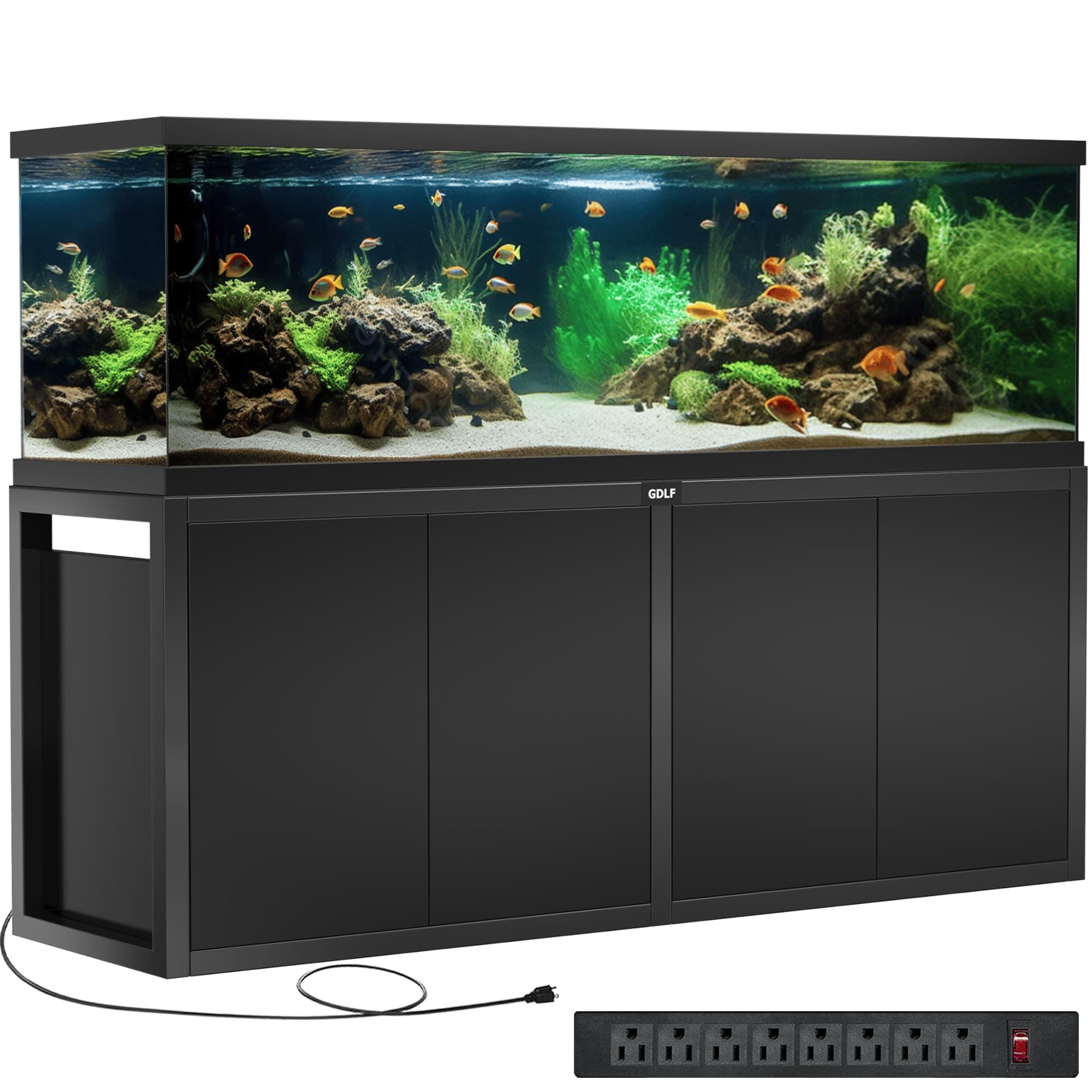 125-150 Gallon Black