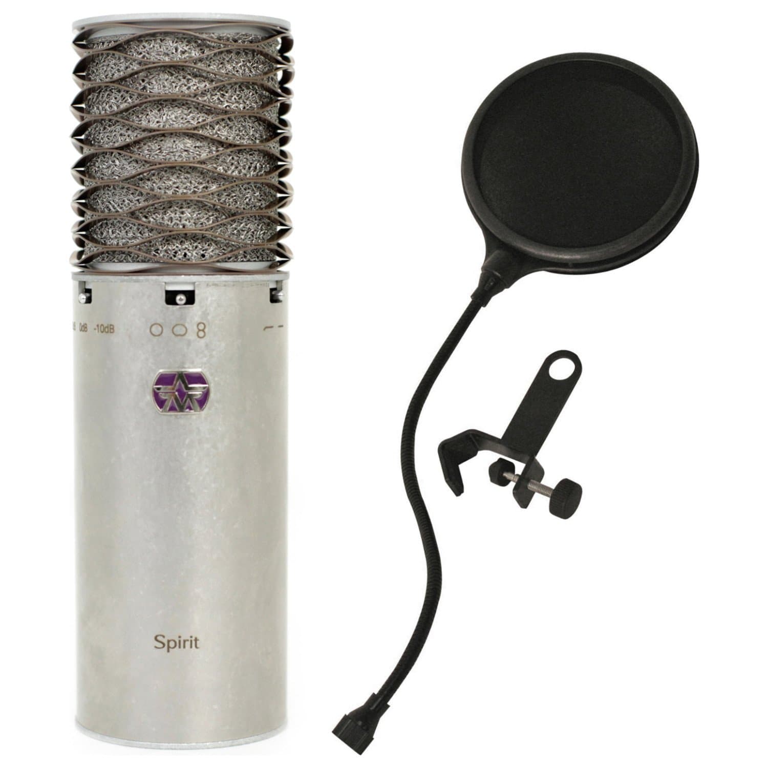 Aston Microphones Spirit Large Diaphragm Multi-Pattern Condenser Microphone w/P
