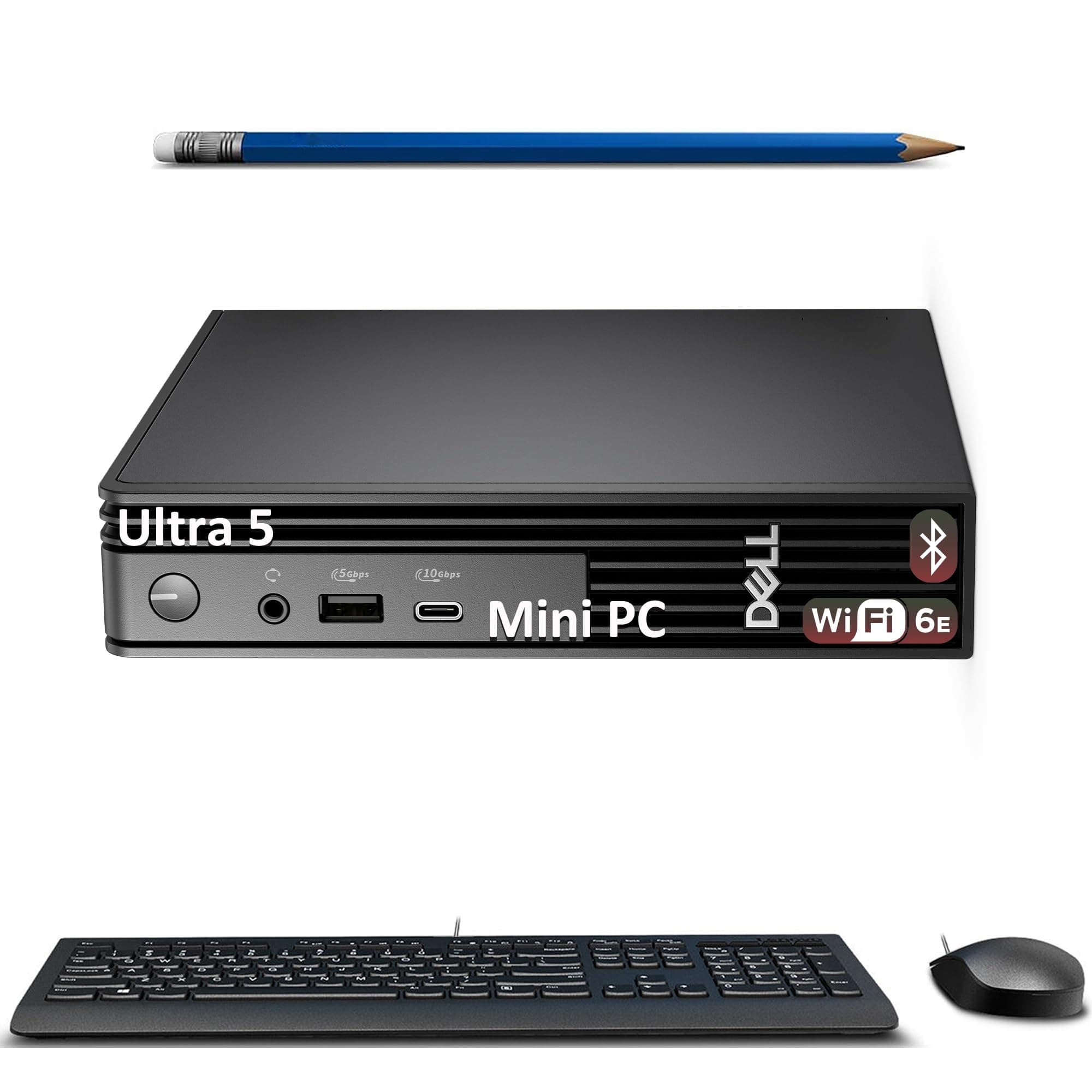 Dell Pro Micro (Next Gen OptiPlex 7020 MFF), Intel 14-Core Ultra 5 235T (> i7-13700), QCM1250 Mini Business Desktop Customized by ist Computers, 16GB/32GB/64GB DDR5 RAM, 512GB/1TB/2TB SSD, Win 11 Pro