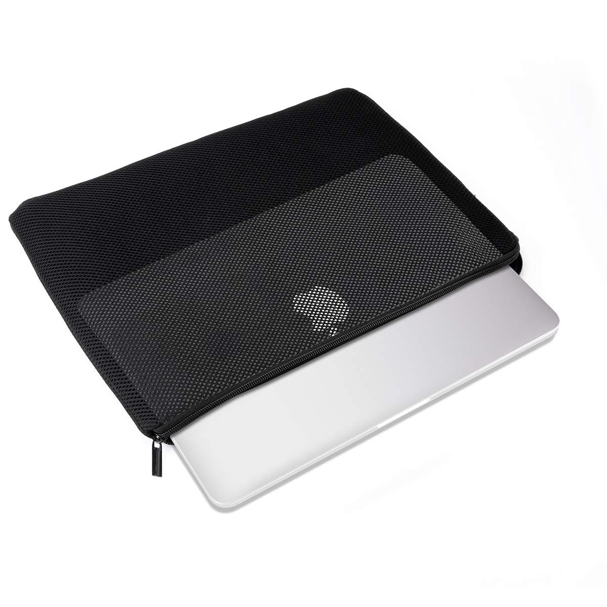 Laptop Sleeve 13-14 inch Ultra Thin Foldable 3D mesh Material Elasticity Ultralight Compatible MacBook Pro, MacBook Air, Notebook-Black by Lafolie