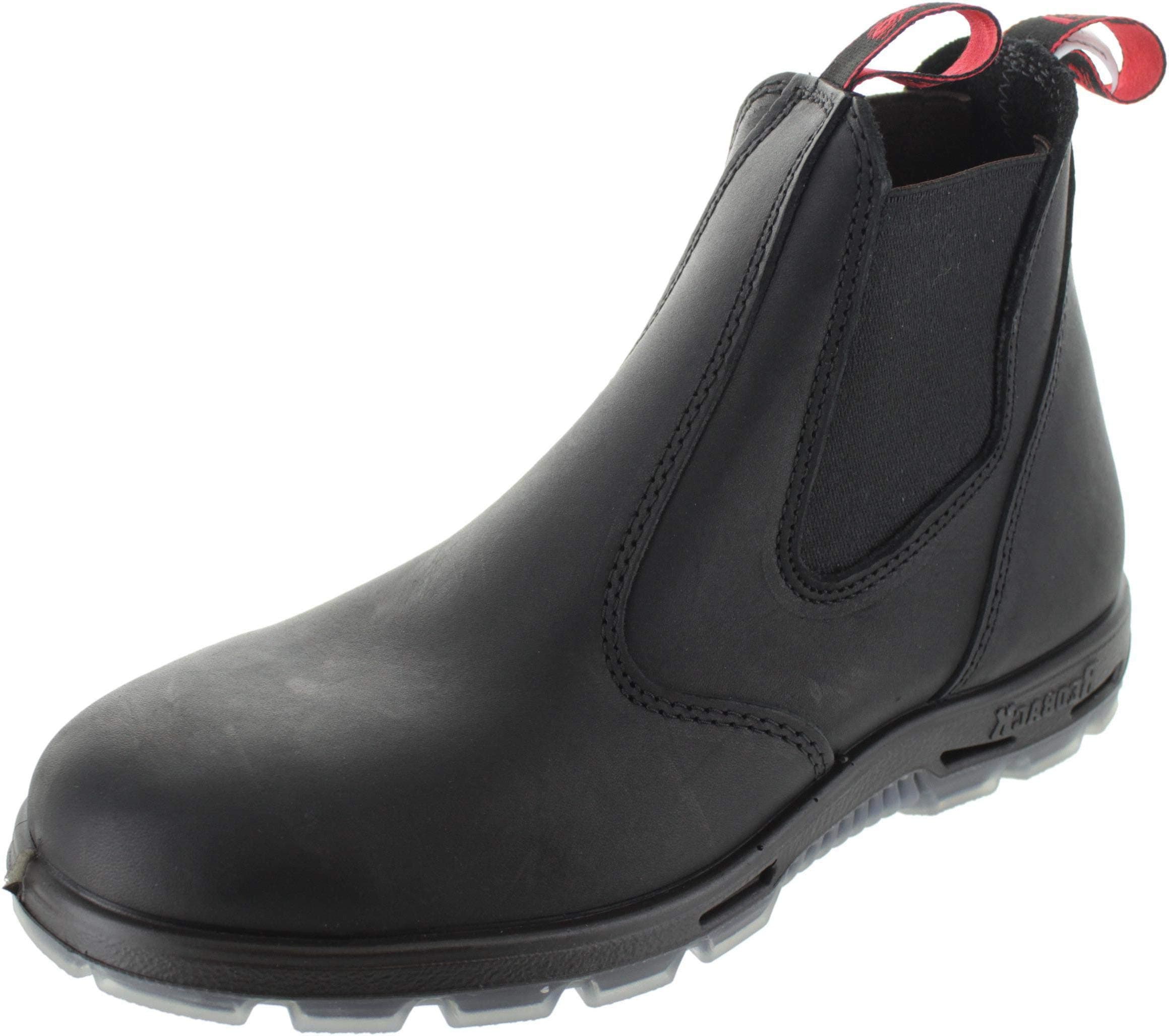Redback UBBK Easy Escape Slip-On Soft Toe Black Redback Boot Size UK10 = US11